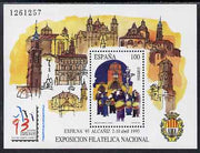 Spain 1993 Exfilna '93 Stamp Exhibition perf m/sheet unmounted mint SG MS 3209