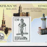 Spain 1995 Exfilna '95 Stamp Exhibition perf m/sheet unmounted mint SG MS 3355