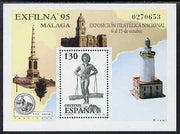 Spain 1995 Exfilna '95 Stamp Exhibition perf m/sheet unmounted mint SG MS 3355