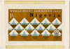 Nigeria 1963 11th World Scout Jamboree - original hand-painted artwork for 1s value by M Goaman on board size 6.5"x4"