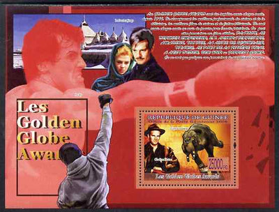 Guinea - Conakry 2009 Golden Globe Awards perf s/sheet unmounted mint