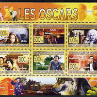 Guinea - Conakry 2009 The Oscars perf sheetlet containing 6 values unmounted mint