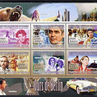 Guinea - Conakry 2009 Bear of Berlin perf sheetlet containing 6 values unmounted mint