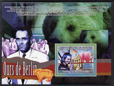 Guinea - Conakry 2009 Bear of Berlin perf s/sheet unmounted mint