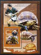 Guinea - Conakry 2009 Turtles & Rugby Players #2 perf s/sheet unmounted mint