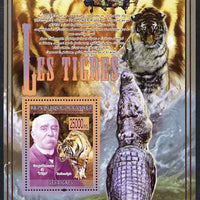 Guinea - Conakry 2009 Big Cats (Tigers with Georges Clemenceau) perf s/sheet unmounted mint