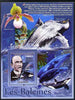 Guinea - Conakry 2009 Whales (with Carlo Collodi) perf s/sheet unmounted mint