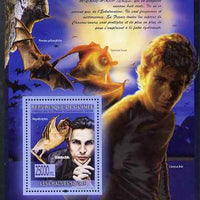 Guinea - Conakry 2009 Bats (with Christian Bale) perf s/sheet unmounted mint