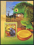 Guinea - Conakry 2009 Animals and Fruits #1 perf s/sheet unmounted mint