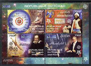 Chad 2009 Europa - Year of Astronomy perf sheetlet containing 4 values unmounted mint. Note this item is privately produced and is offered purely on its thematic appeal