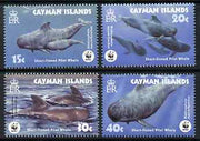 Cayman Islands 2003 WWF - Short-Finned Pilot Whale perf set of 4 unmounted mint SG 1037-40