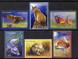 Rumania 2009 Protected Species perf set of 6 unmounted mint