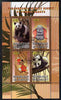 Djibouti 2009 Pandas and Disney Characters #1 perf sheetlet containing 4 values fine cto used