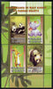 Djibouti 2009 Pandas and Disney Characters #2 perf sheetlet containing 4 values unmounted mint