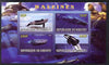 Djibouti 2009 Whales imperf sheetlet containing 4 values unmounted mint