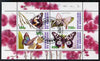 Burundi 2009 Butterflies #1 perf sheetlet containing 4 values fine cto used