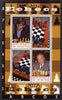 Burundi 2009 Chess #1 perf sheetlet containing 4 values unmounted mint
