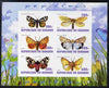 Burundi 2009 Butterflies #2 imperf sheetlet containing 6 values unmounted mint