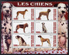 Burundi 2009 Dogs #4 perf sheetlet containing 6 values unmounted mint