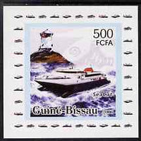 Guinea - Bissau 2006 Ships & Lighthouses #5 - Sea Cat individual imperf deluxe sheet unmounted mint. Note this item is privately produced and is offered purely on its thematic appeal