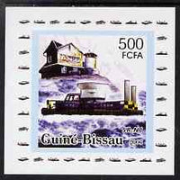 Guinea - Bissau 2006 Ships & Lighthouses #6 - SR-N1 Hovecraft individual imperf deluxe sheet unmounted mint. Note this item is privately produced and is offered purely on its thematic appeal