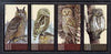 Bulgaria 2009 Owls perf strip of 4 values unmounted mint