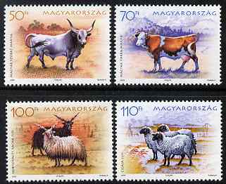 Hungary 2005 Traditional Farm Breeds perf set of 4 unmounted mint SG 4886-9