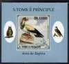 St Thomas & Prince Islands 2009 Raptors - King Vulture individual imperf deluxe sheet unmounted mint. Note this item is privately produced and is offered purely on its thematic appeal