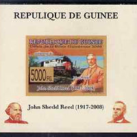 Guinea - Conakry 2008 Atchison, Topeka & Santa Fe Railway - John Shedd Reed & Southern Pacific Loco individual imperf deluxe sheet unmounted mint. Note this item is privately produced and is offered purely on its thematic appeal