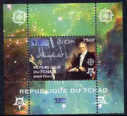 Chad 2009 Europa - Year of Astronomy #1 (Humboldt) individual perf deluxe sheet unmounted mint. Note this item is privately produced and is offered purely on its thematic appeal