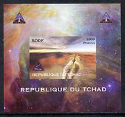 Chad 2009 Space - Orion Mission #2 individual imperf deluxe sheet unmounted mint. Note this item is privately produced and is offered purely on its thematic appeal