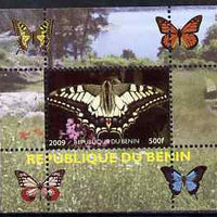 Benin 2009 Butterflies #1 individual perf deluxe sheet unmounted mint. Note this item is privately produced and is offered purely on its thematic appeal