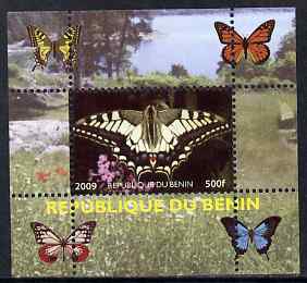 Benin 2009 Butterflies #1 individual perf deluxe sheet unmounted mint. Note this item is privately produced and is offered purely on its thematic appeal