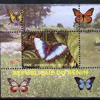 Benin 2009 Butterflies #2 individual perf deluxe sheet unmounted mint. Note this item is privately produced and is offered purely on its thematic appeal