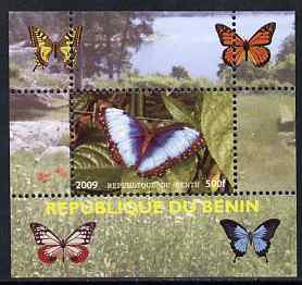 Benin 2009 Butterflies #2 individual perf deluxe sheet unmounted mint. Note this item is privately produced and is offered purely on its thematic appeal