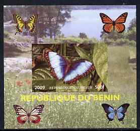 Benin 2009 Butterflies #2 individual imperf deluxe sheet unmounted mint. Note this item is privately produced and is offered purely on its thematic appeal