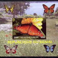 Benin 2009 Butterflies #3 individual imperf deluxe sheet unmounted mint. Note this item is privately produced and is offered purely on its thematic appeal
