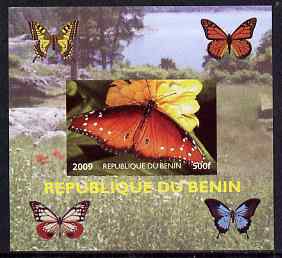 Benin 2009 Butterflies #3 individual imperf deluxe sheet unmounted mint. Note this item is privately produced and is offered purely on its thematic appeal