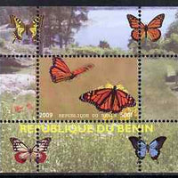Benin 2009 Butterflies #4 individual perf deluxe sheet unmounted mint. Note this item is privately produced and is offered purely on its thematic appeal