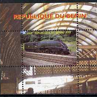 Benin 2009 Steam Locomotives #31 individual perf deluxe sheet unmounted mint. Note this item is privately produced and is offered purely on its thematic appeal