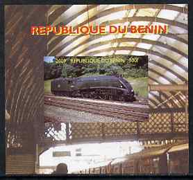 Benin 2009 Steam Locomotives #3 individual imperf deluxe sheet unmounted mint. Note this item is privately produced and is offered purely on its thematic appeal