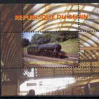 Benin 2009 Steam Locomotives #4 individual perf deluxe sheet unmounted mint. Note this item is privately produced and is offered purely on its thematic appeal