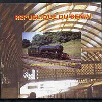 Benin 2009 Steam Locomotives #4 individual imperf deluxe sheet unmounted mint. Note this item is privately produced and is offered purely on its thematic appeal