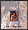 Angola 2000 Sports Legends - Michael Jordan (Basketball) perf deluxe souvenir sheet unmounted mint