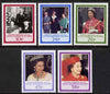 South Georgia & the South Sandwich Islands 1986 60th Birthday of QEII perf set of 5 unmounted mint, SG 153-57