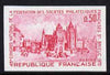 France 1972 45th French Federation of Philatelic Societies imperf unmounted mint, as SG 1968 (Yv 1718)