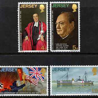 Jersey 1970 25th Anniversary of Liberation perf set of 4 unmounted mint, SG 34-37