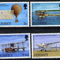 Jersey 1973 Jersey Aviation History perf set of 4 unmounted mint, SG 89-92