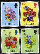 Jersey 1974 Spring Flowers perf set of 4 unmounted mint, SG 103-06