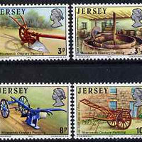 Jersey 1975 Nineteenth-Century Farming perf set of 4 unmounted mint, SG 119-22